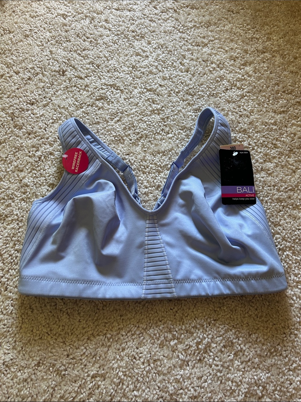 Bali Pale Blue Wireless Support Bra